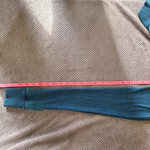 Panhandle Women's M  Boho Aztec Design Lightweight Hoodie Blue - Picture 4 of 6